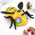 Doulami Remote Control Bee Toy, 2.4GHz Wall Climbing RC Toy for Kids, LED Glow Eyes & 360° Rotation Climbing Bug with 2 Batteries, Quiet Prank Toy for Boys & Girls Birthday Gift